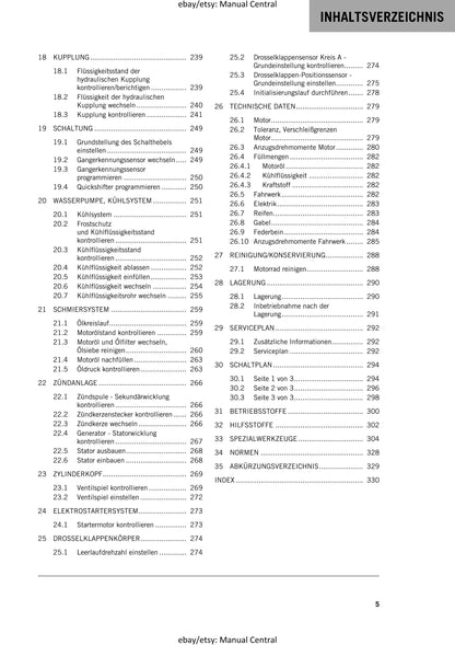 PDF - German Language - KTM 2023 - 450 Smr - Reparaturanleitung - Service Workshop Repair Manual