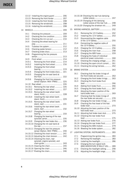 KTM 2024 - 890 Adventure R Rally - Service Workshop Repair Manual