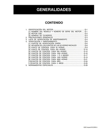Spanish Language - Manual De Taller - Motores Diesel - V3300-E2B V3300-T-E2B