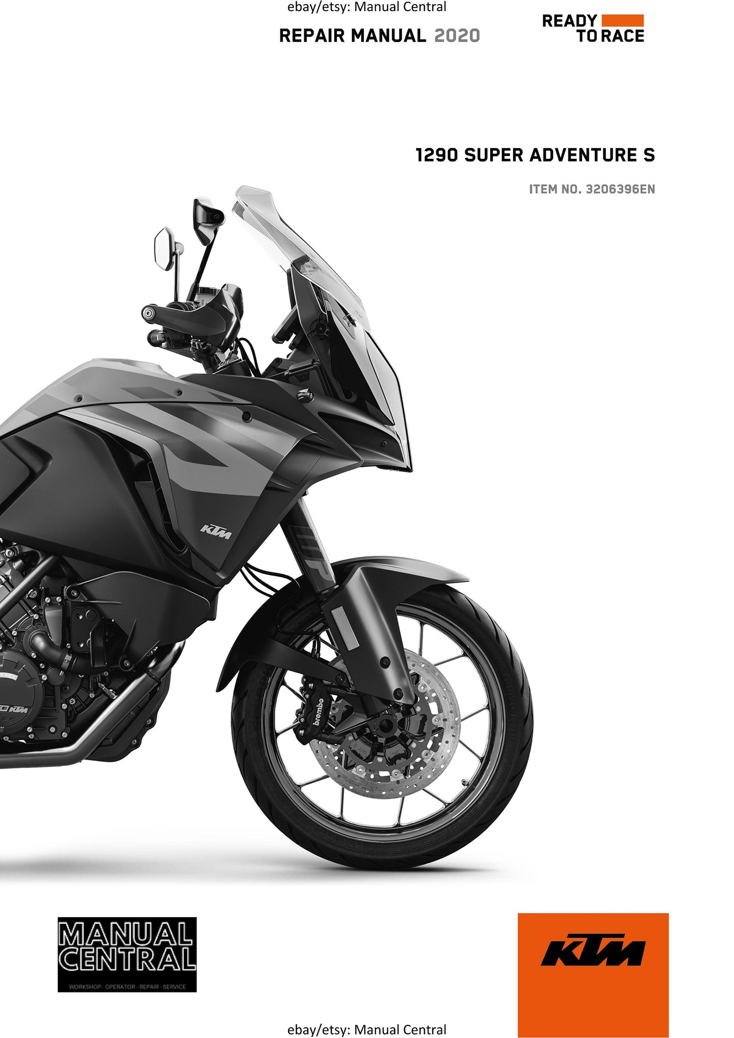 KTM 2020 - 1290 Super Adventure S - Service Workshop Repair Manual