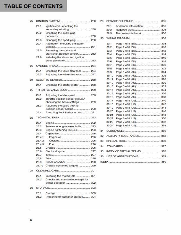 Husqvarna 2017 - FE 250 - Service Workshop Repair Manual