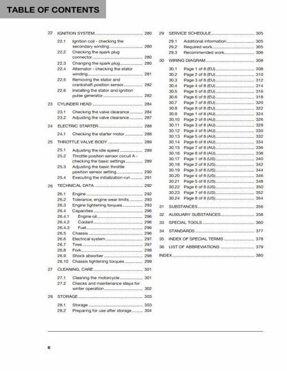 Husqvarna 2017 - FE 250 - Service Workshop Repair Manual