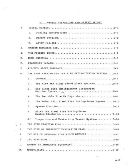 Bertram 285 - Owners Manual