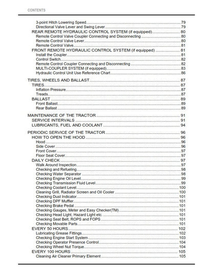Kubota Tractor - L47TL M62TL - Operator Manual