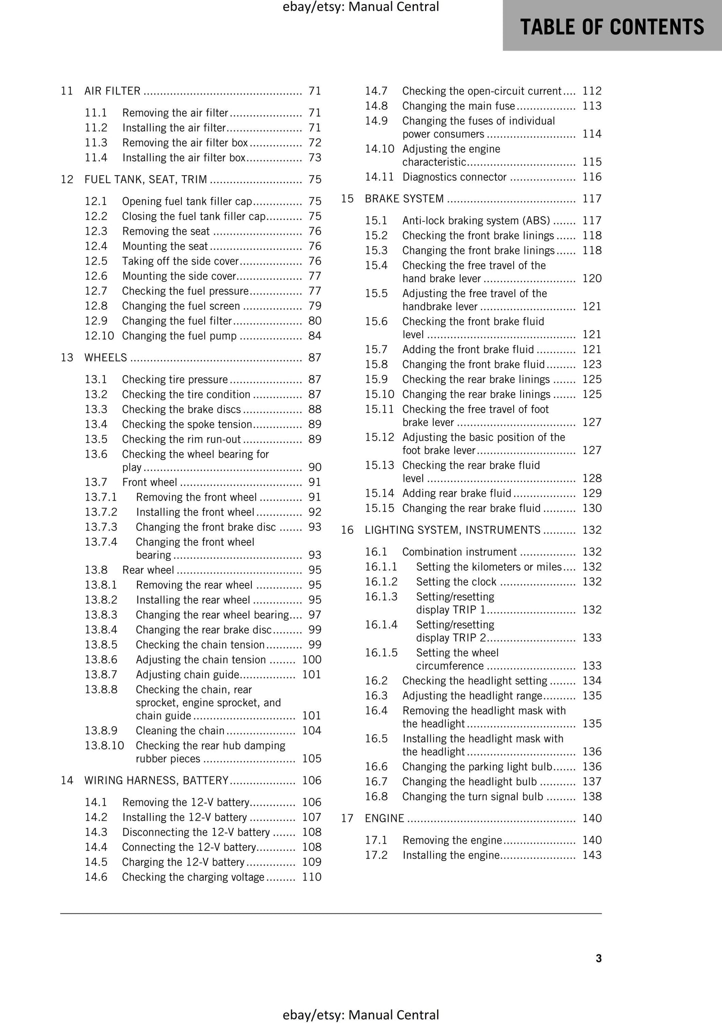 KTM 2017 - 690 Enduro R - Service Workshop Repair Manual
