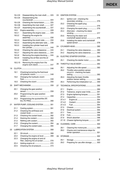 Husqvarna 2024 - FE 350 PRO 350w 350s - Service Workshop Repair Manual