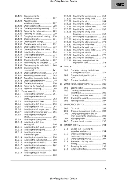 KTM 2018 - 450 Sx-f Xc-f - Service Workshop Repair Manual