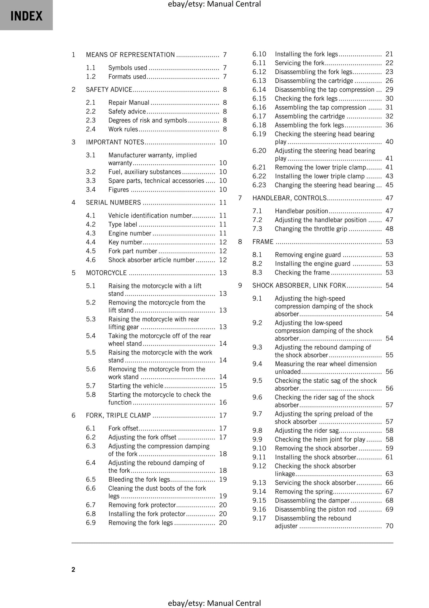 KTM 2024 - 690 Enduro R US EDITION - Service Workshop Repair Manual