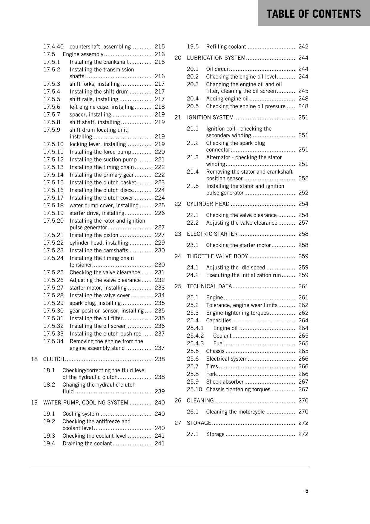KTM 2016 - 250 SX-F Factory Edition - Service Workshop Repair Manual