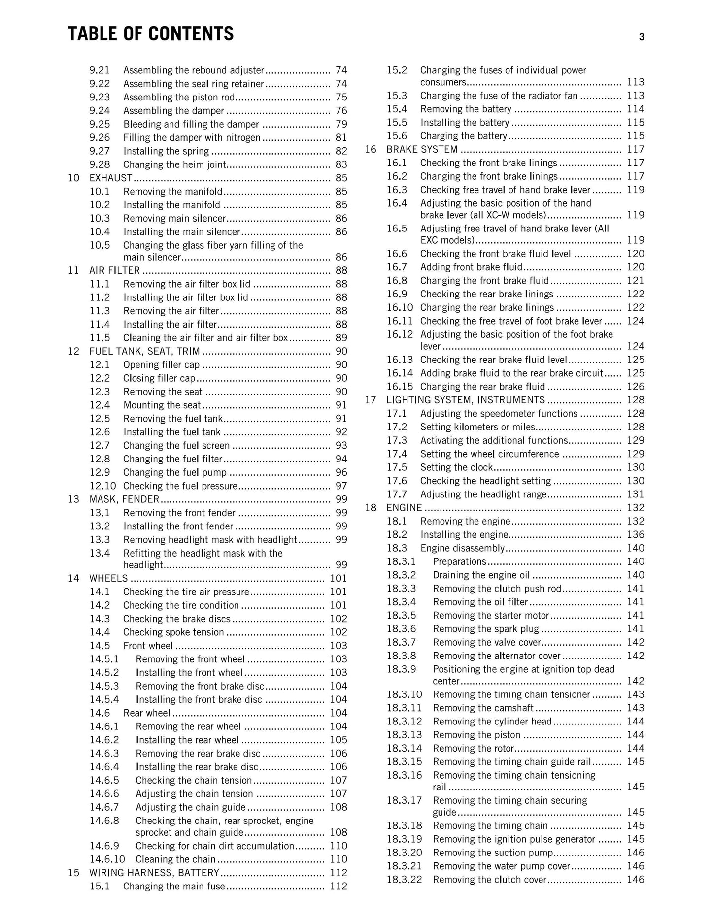 KTM 2013 - 450 500 Exc Six Days Xc-w - Workshop Service Repair Manuals