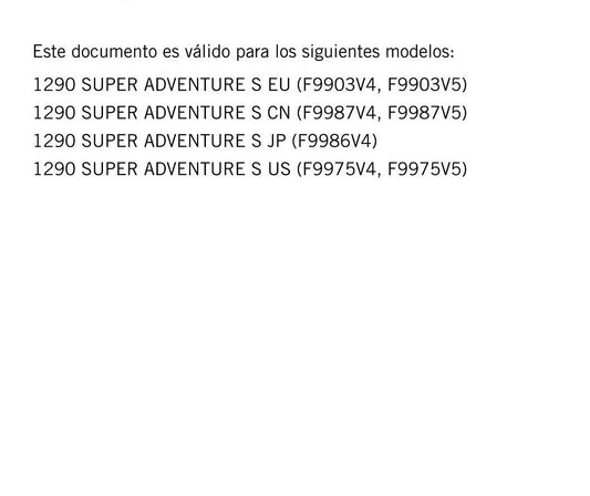 Spanish Language - KTM 2022 - 1290 Super Adventure S - Manual de Reparacion