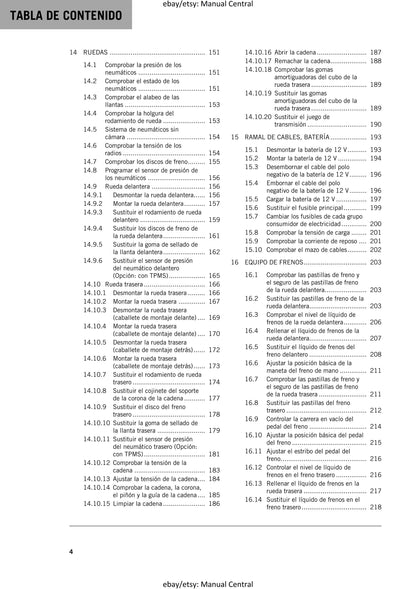 Spanish Language - KTM 2022 - 890 Adventure R - Manual de Reparacion