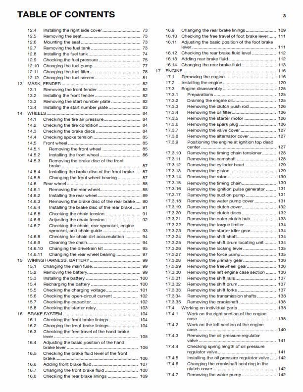 Husqvarna 2015 - FC 450 - Service Workshop Repair Manual