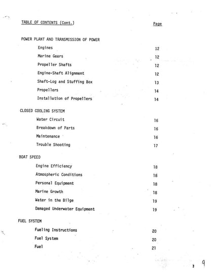 Bertram 33  - Owners Manual