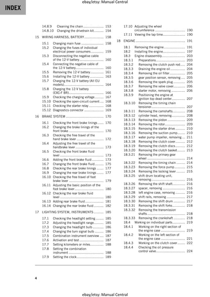 PDF - KTM 2020 - 250 EXC-F Six Days - Service Workshop Repair Manual
