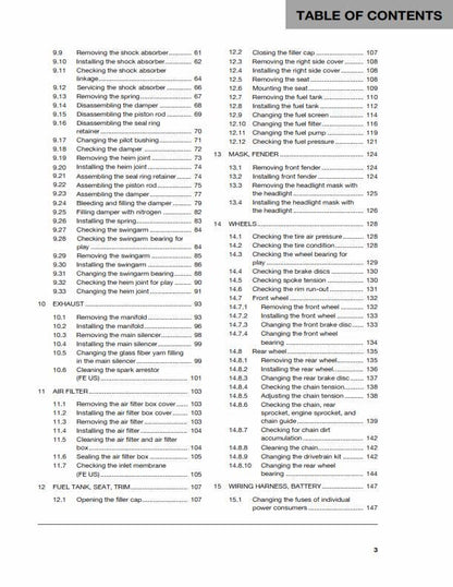 Husqvarna 2017 - FE 350 - Service Workshop Repair Manual