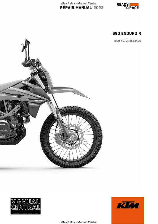 KTM 2023 - 690 Enduro R EU Edition - Service Workshop Repair Manual