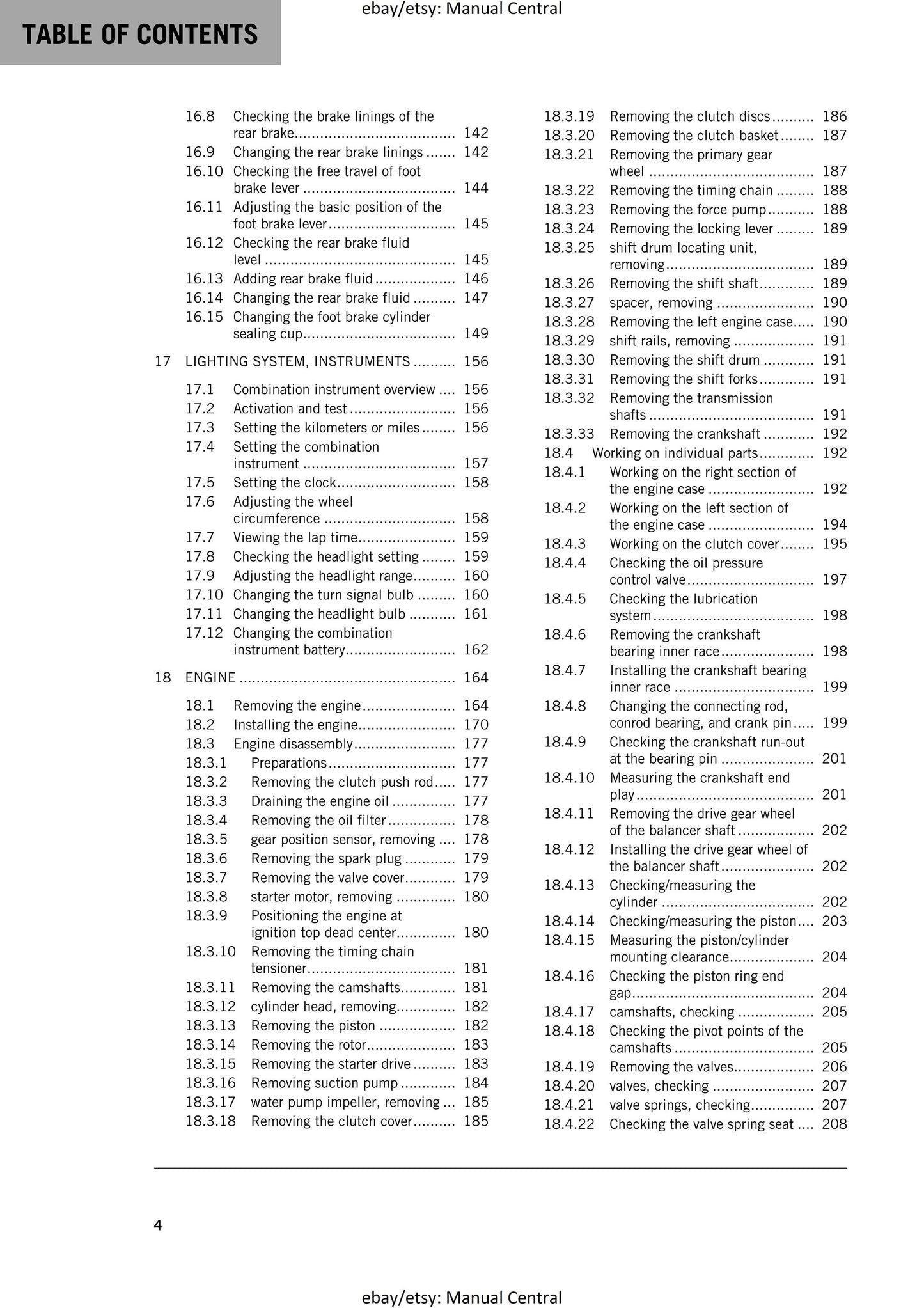 KTM 2018 - Freeride 250 F - Service Workshop Repair Manual