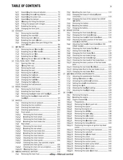 KTM 2013 - 350 Exc-f Six Days Xcf-w - Workshop Service Repair Manuals