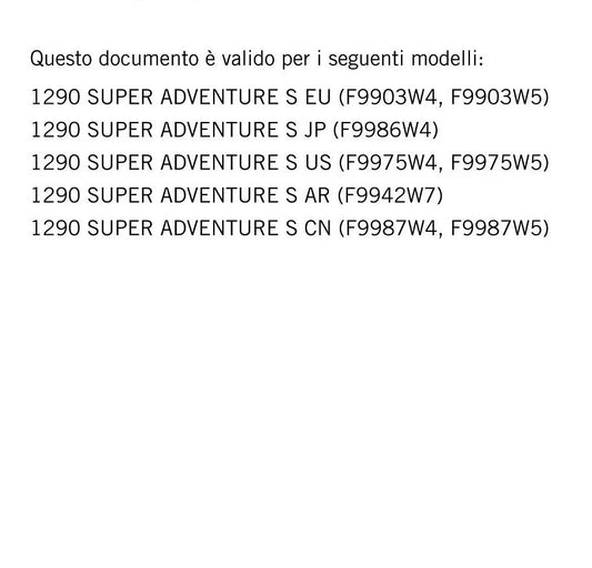 Italian Language - KTM 2023 - 1290 Super Adventure S - Manuale Di Riparazione