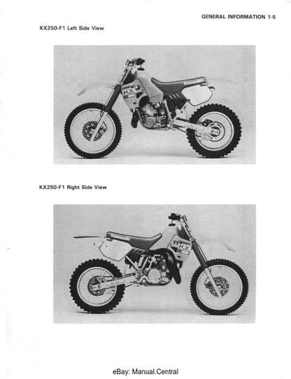 Kawasaki 1990 to 2004 - KX125 KX250 KX500 - Workshop Service Repair Manual