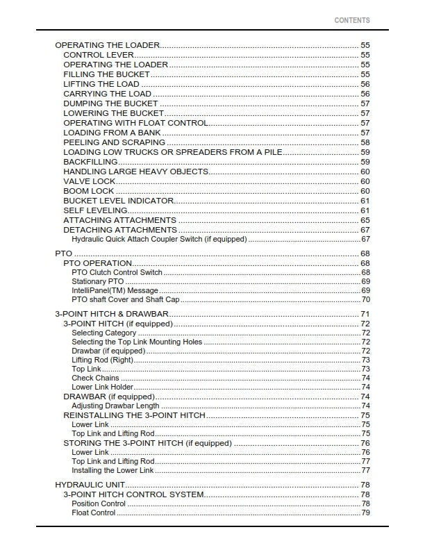 Kubota Tractor - L47TL M62TL - Operator Manual