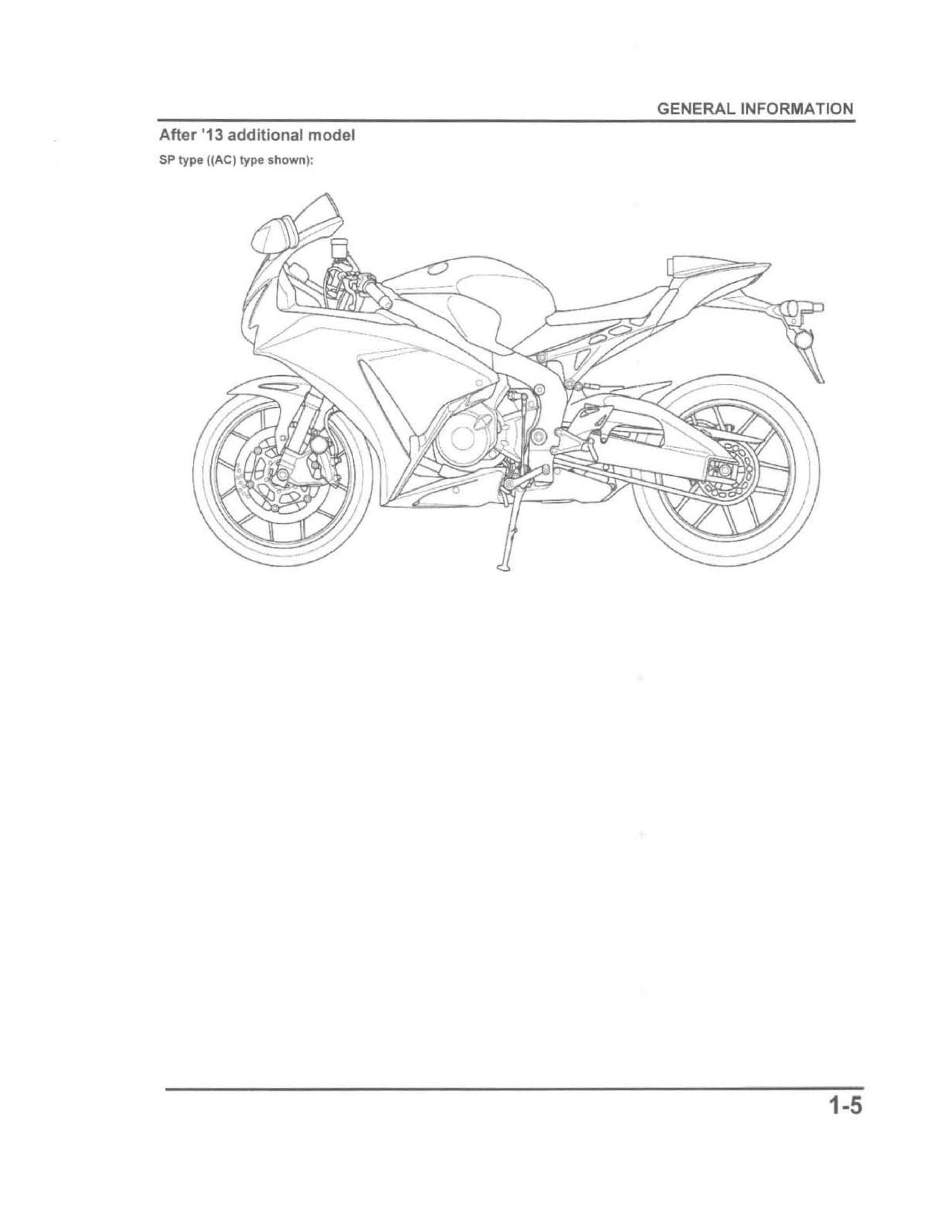Honda CBR1000RR - 2008 2009 2010 2011 2012 2013 2014 - Workshop Service Repair Manual