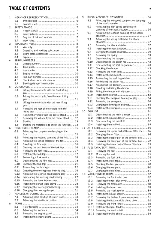 KTM 2014 - 1190 Adventure R - Service Workshop Repair Manual
