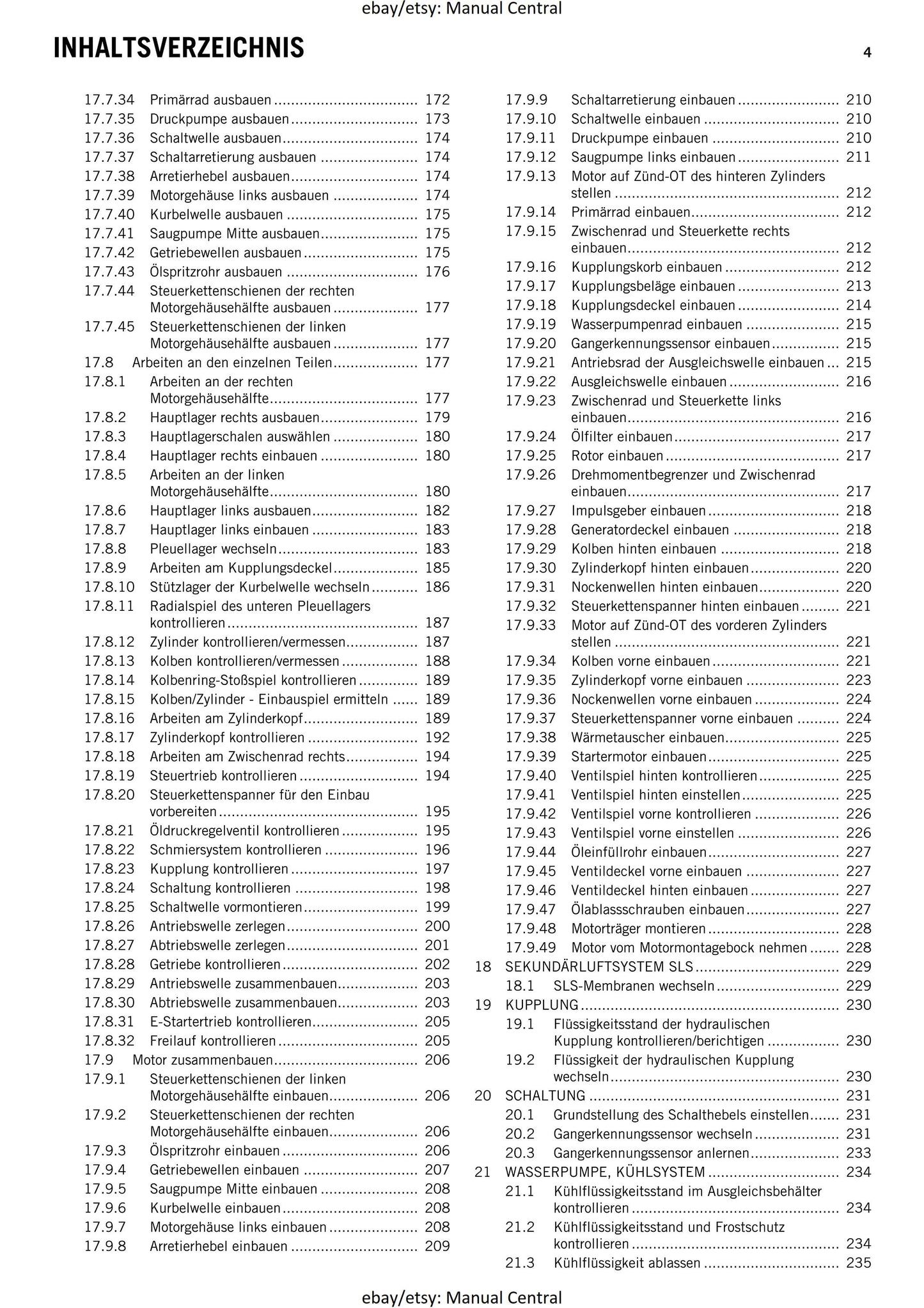 German Language - KTM 2014 - 1290 Super Duke R - Reparaturanleitung - Service Workshop Repair Manual