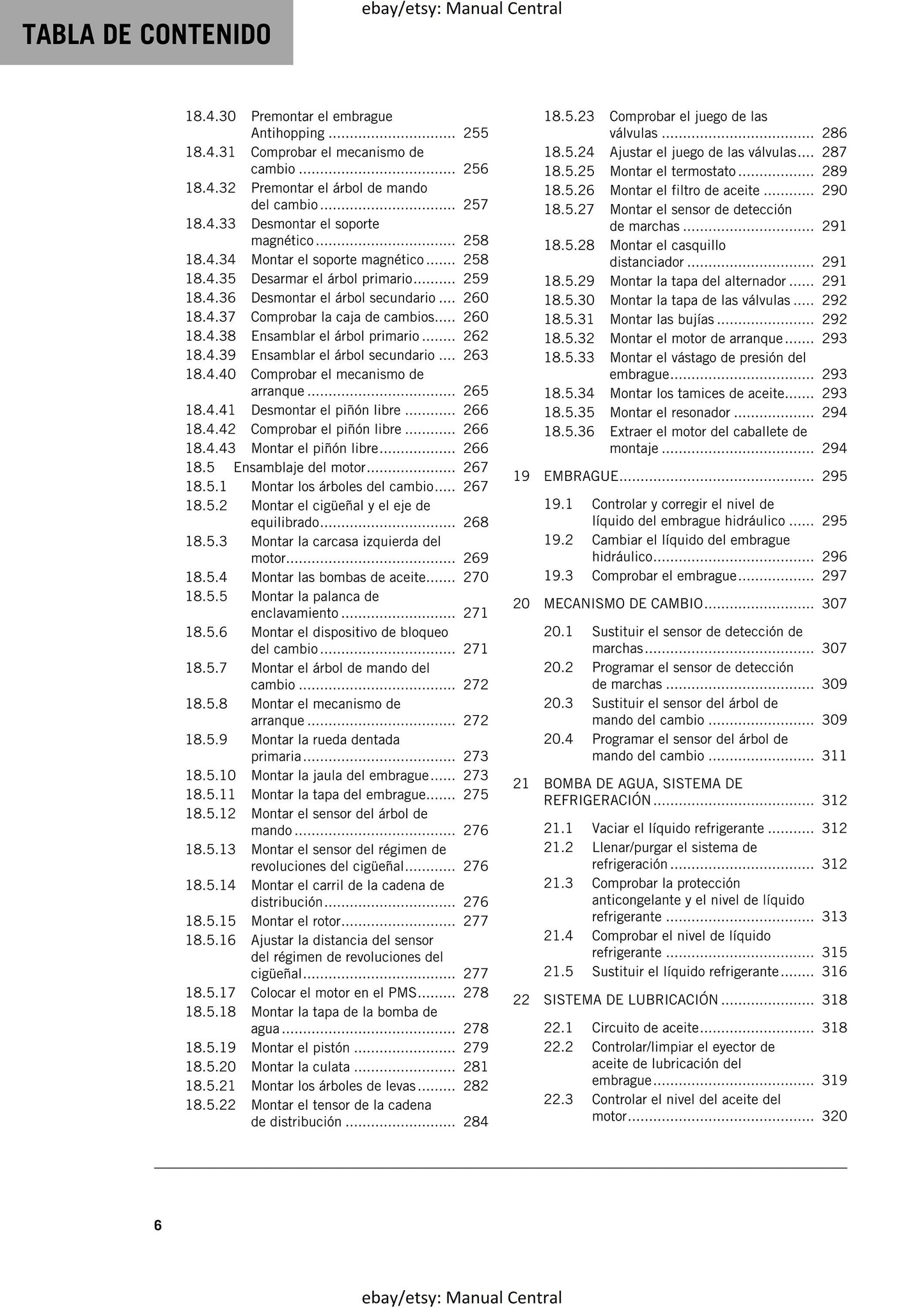 Spanish Language - KTM 2023 - 690 SMC R - Eu Edition - Manual de Reparacion