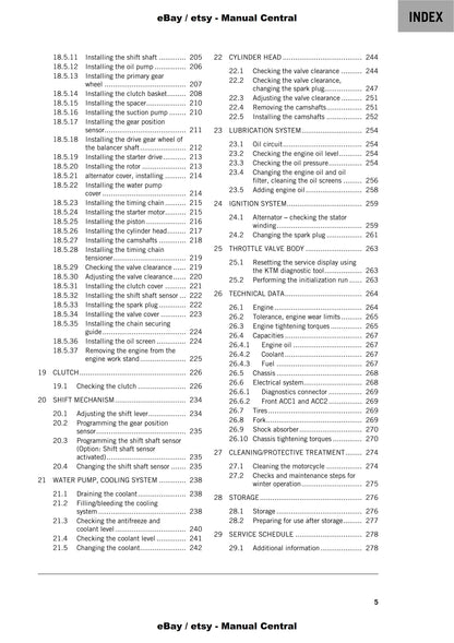 PDF - KTM 2020 - 390 Adventure - Service Workshop Repair Manual