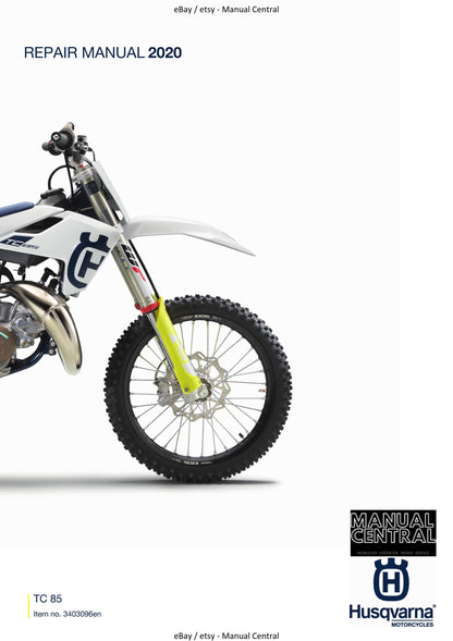 Husqvarna 2020 - TC 85 19/16 17/14 - Workshop Service Repair Manual