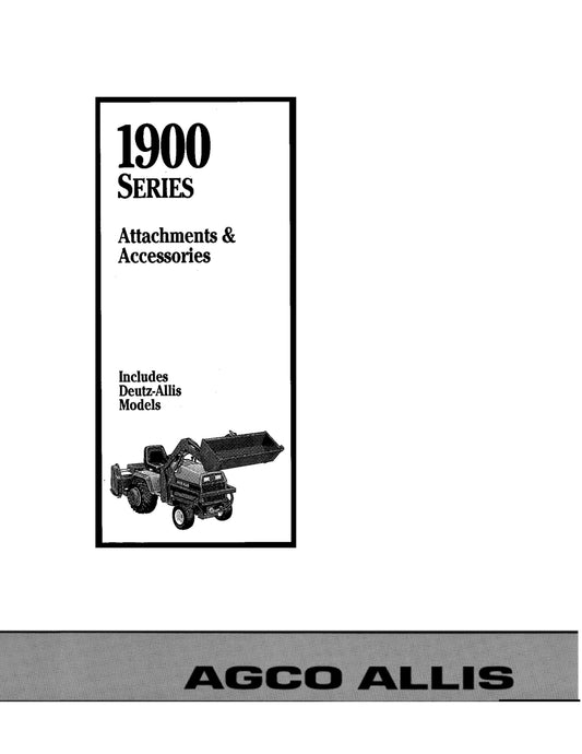 Agco Allis - 1900 Series - Parts Manual