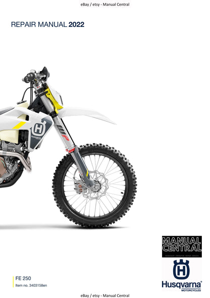 Husqvarna 2022 - FE 250 - Service Workshop Repair Manual