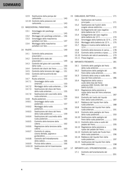 Italian Language - KTM 2020 - 450 500 Xcf-w Exc-f Six Days - Manuale Di Riparazione