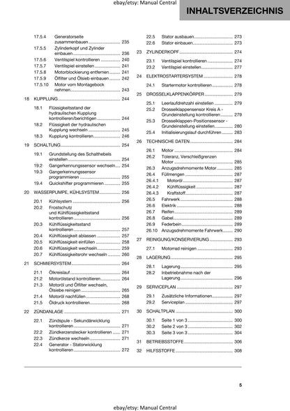 German Language - Husqvarna 2023 - FS 450 - Reparaturanleitung