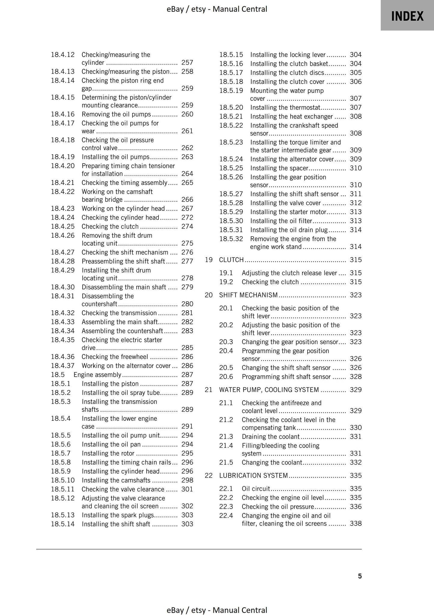 KTM 2020 - 790 Duke - Service Workshop Repair Manual