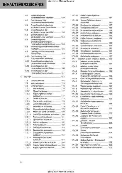 German Language - Husqvarna 2022 - FS 450 - Reparaturanleitung