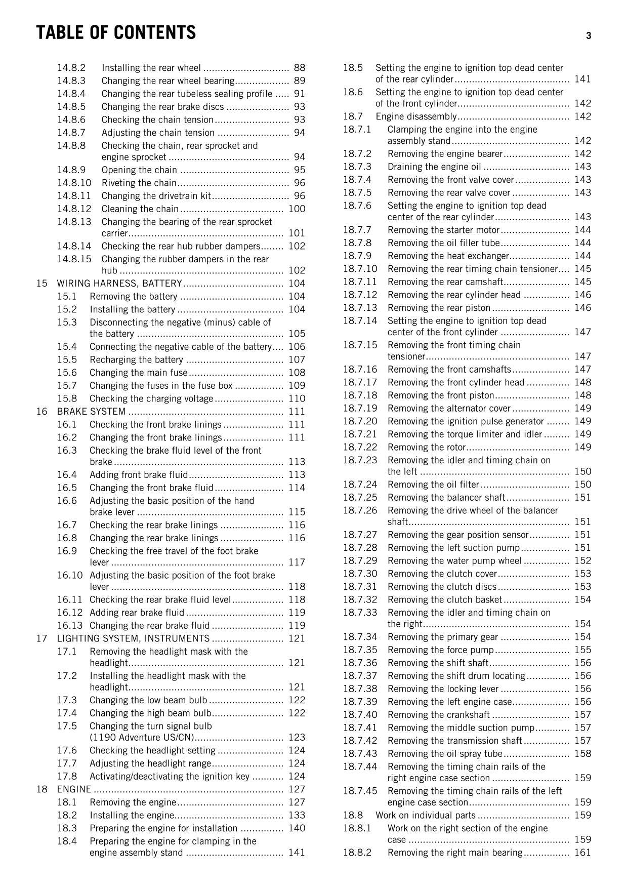 KTM 2016 - 1190 Adventure - Service Workshop Repair Manual