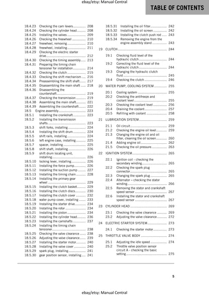 KTM 2018 - Freeride 250 F - Service Workshop Repair Manual