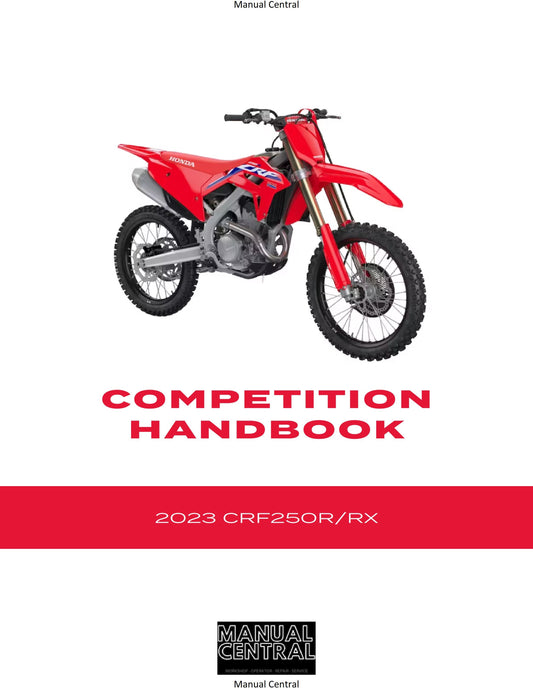 Honda CRF250R RX 2023 Ediiton - Competition Handbook