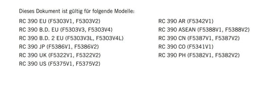 German Language - KTM 2022 - RC 390 - Reparaturanleitung - Service Workshop Repair Manual