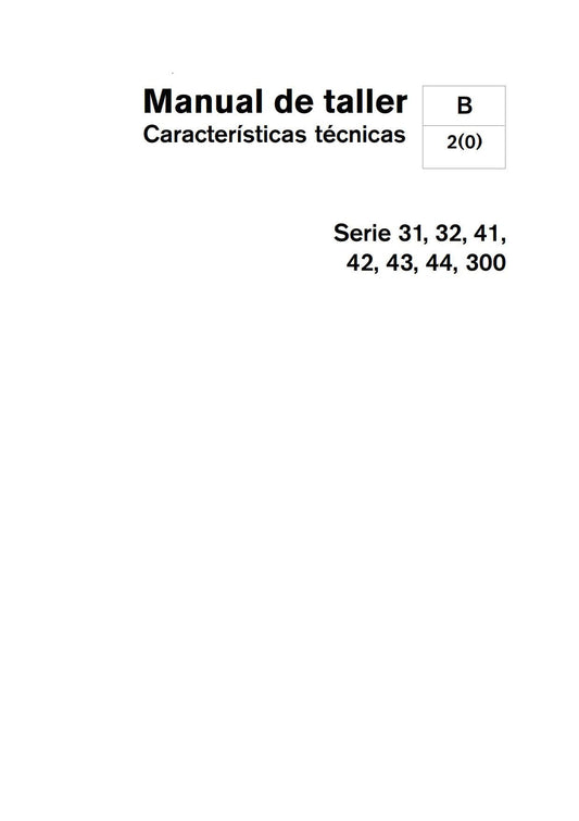 Volvo Penta - Caracteristicas Tecnicas - Serie 31 32 41 42 43 44 300 - Manual De Taller