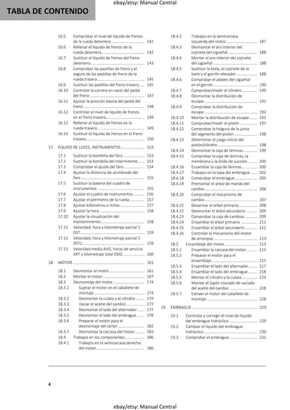Spanish Language - Gasgas 2024 - EC 250 300 - Manual de Reparacion