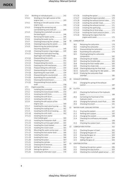 GasGas 2022 -MC 65 - Service Workshop Repair Manual