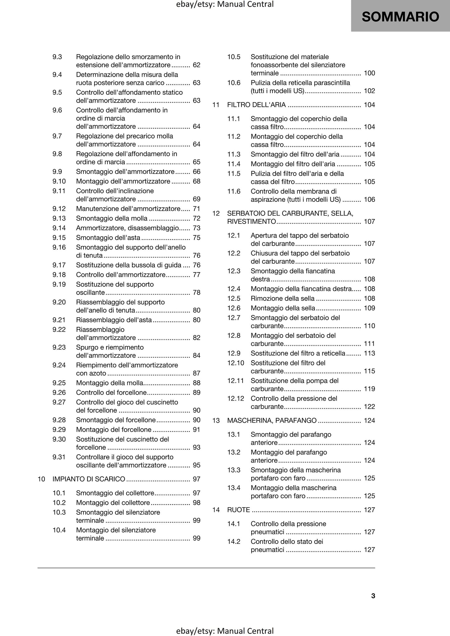 PDF - Italian Language - 2021 Husqvarna - FE 450 501 501s - Manuale Di Riparazione
