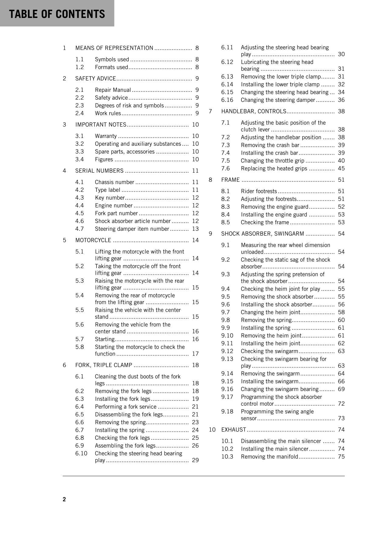 KTM 2016 - 1290 Super Adventure - Service Workshop Repair Manual