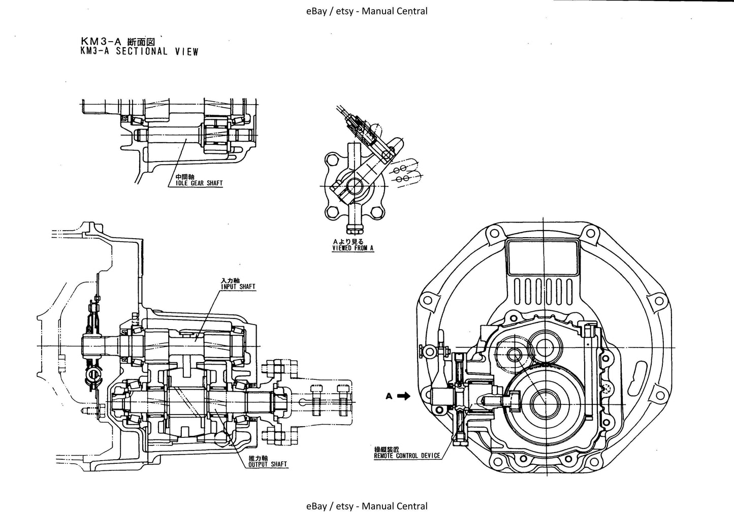 Yanmar Parts Manual - 3GM30 3GM30-B 3GM30C 3GM30F