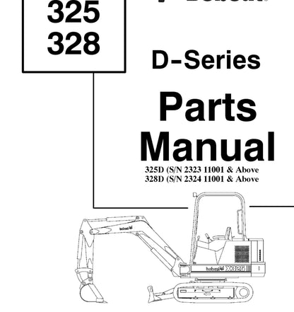 Bobcat 325D & 328D - Parts Manual - D Series