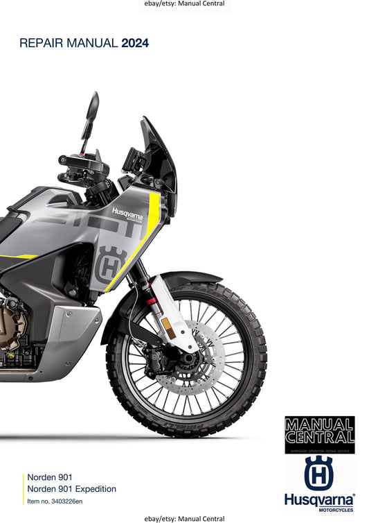 Husqvarna 2024 - Norden 901 Expedition - Service Workshop Repair Manual